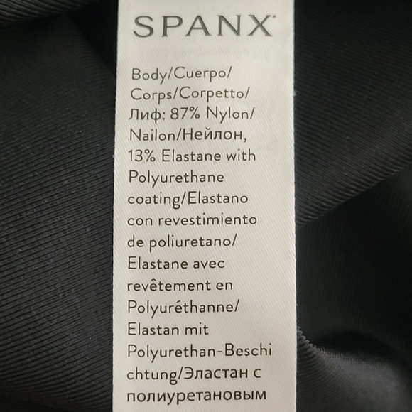 Spanx Faux Leather Leggings Size Large Tall - Picture 5 of 6